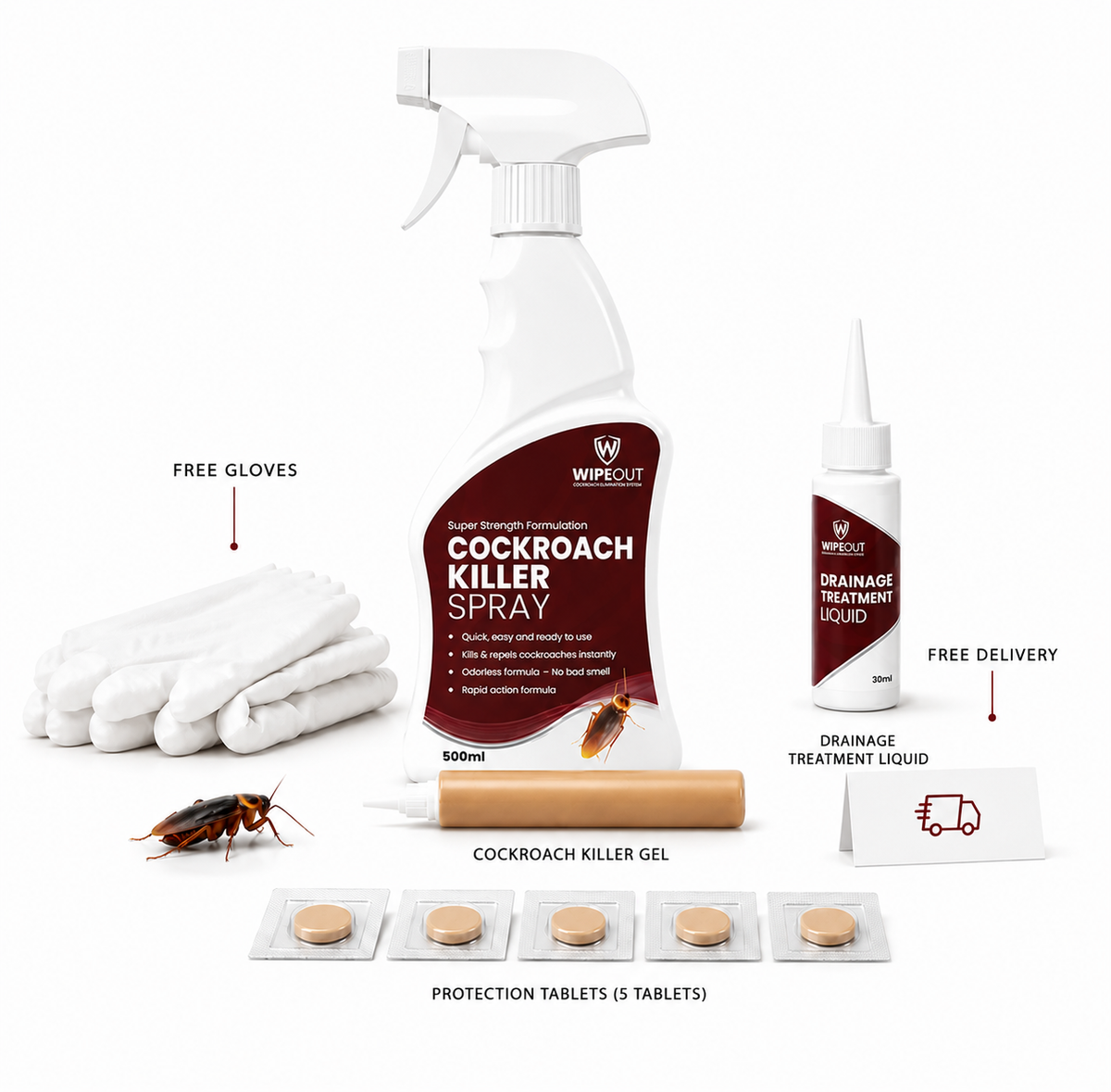 Complete Cockroach Elimination Pack