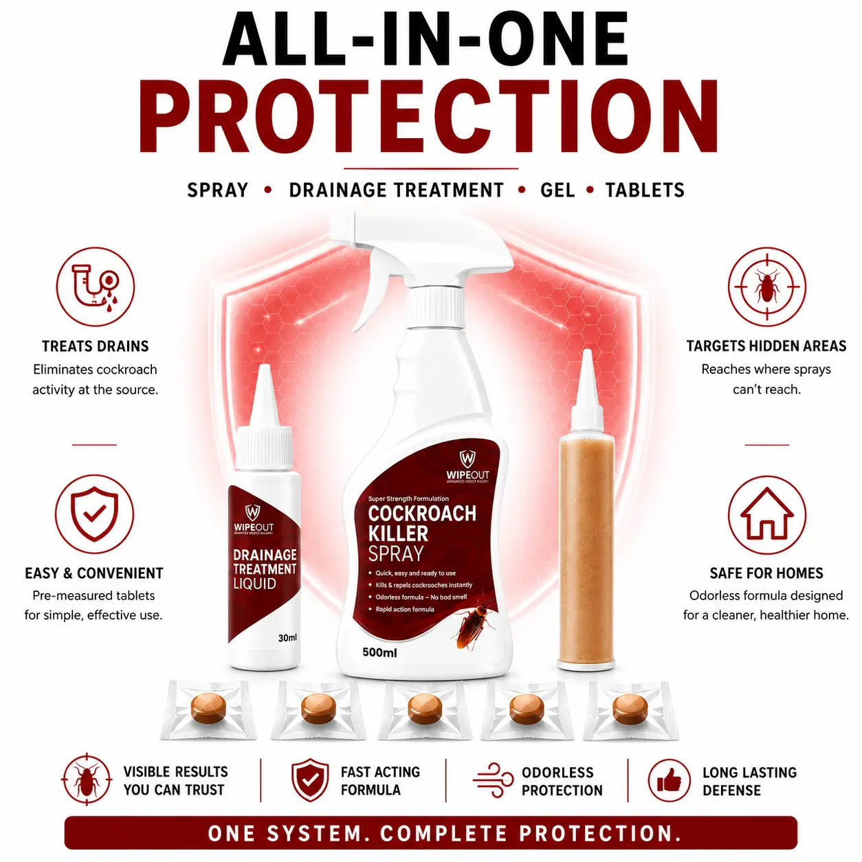 WIPEOUT Cockroach Killer Spray
