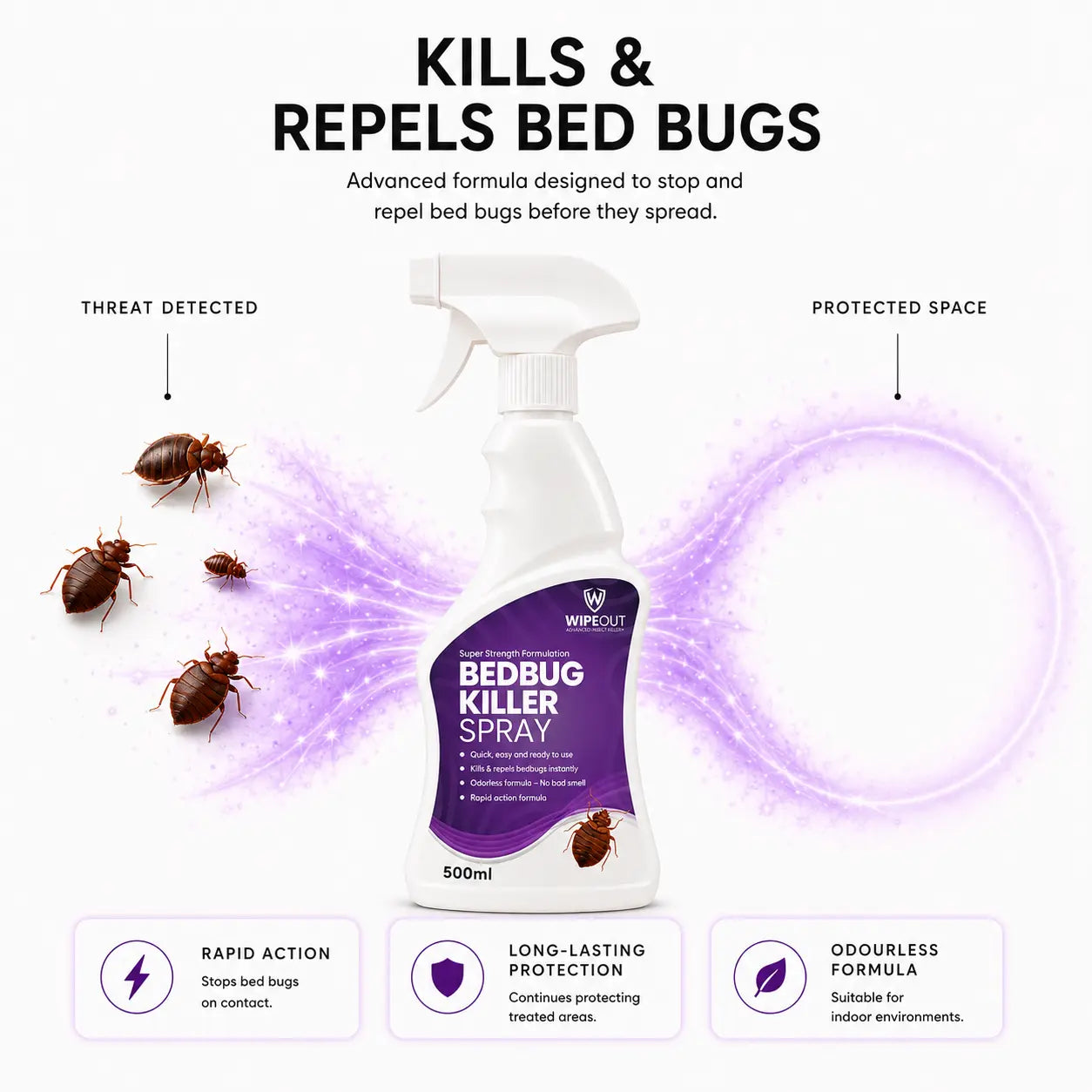 WIPEOUT Bedbug Killer Spray