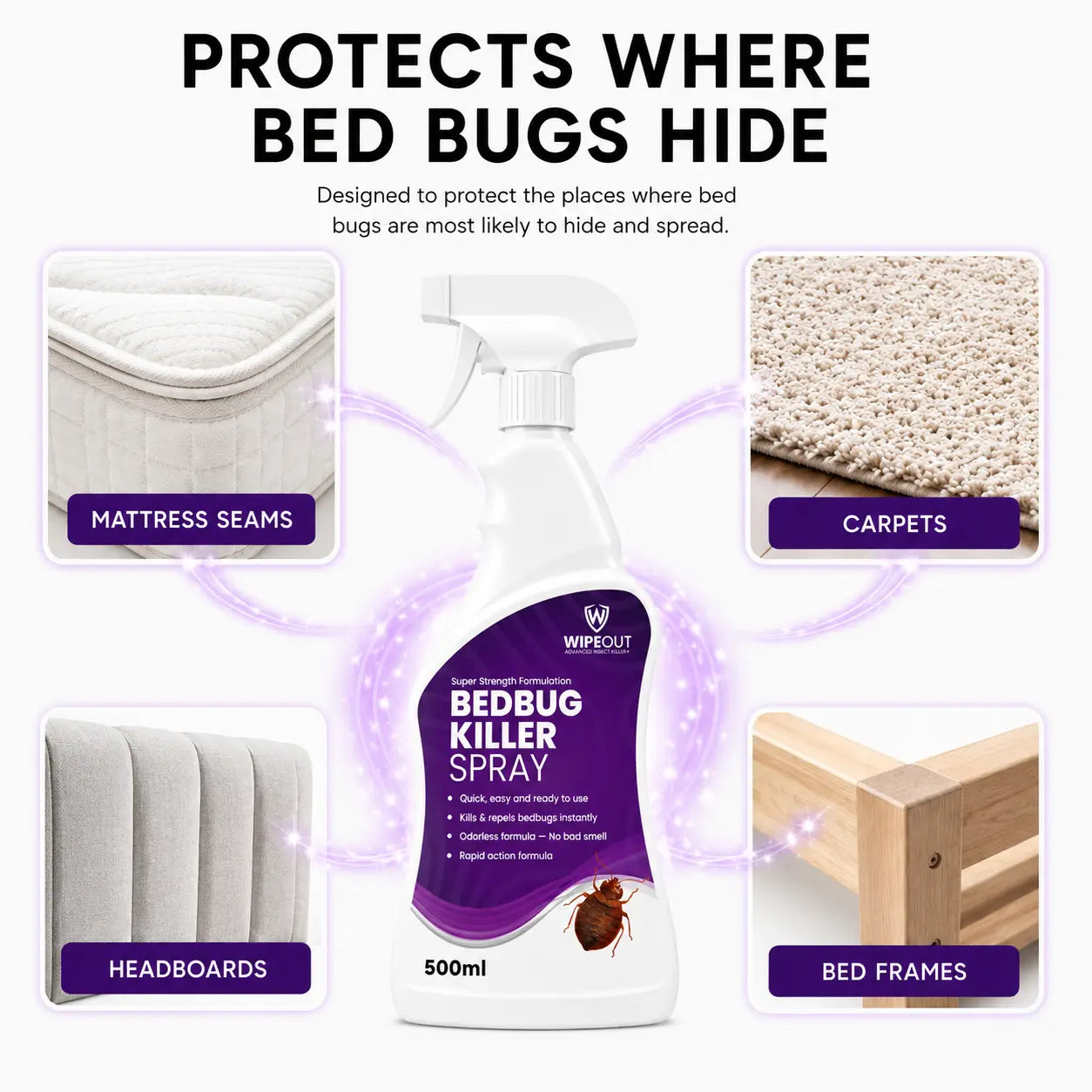 WIPEOUT Bedbug Killer Spray